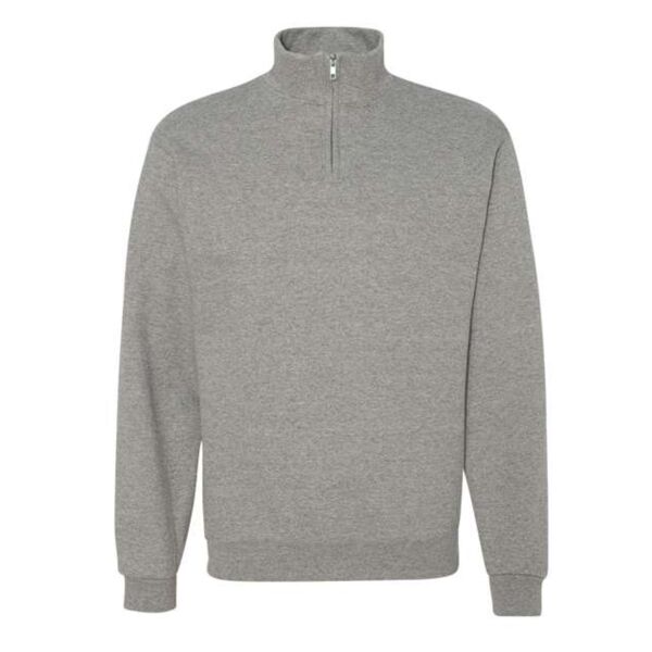 Unisex Nublend® Cadet Collar Quarter-Zip Sweatshirt Thumbnail